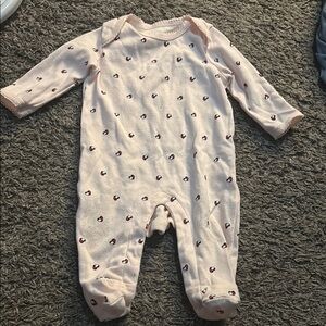 Tommy Hilfiger Pink Footie One Piece